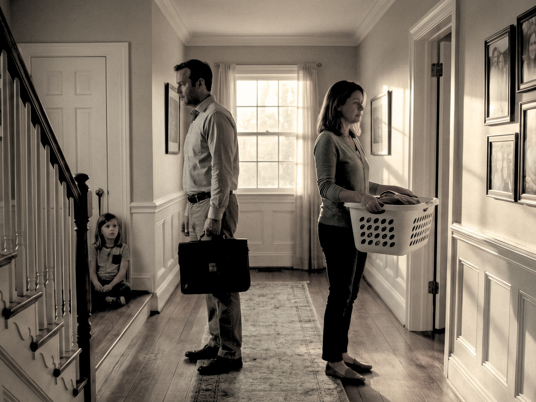 Silent Divorce Illustration Filter