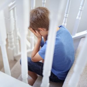 Child on Stairs